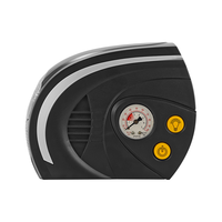 Compresseur d'air 12V avec logo personnalisé - Jauge mécanique rétro ABS, 5 lumières LED, gonflage rapide en 7 minutes, garantie de 2 ans pour les urgences automobiles