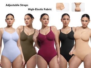 和信批发定制无缝减肥收腹女性塑身器一体式塑身衣女性紧身衣 - Product Image 5