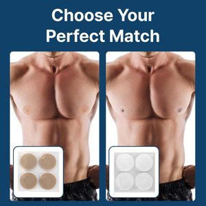 Il capezzolo da uomo Premium NipGuard resistente al sudore e senza sfregamenti copre il prodotto per la sicurezza del Fitness del centro Non adesivo - Product Image 5