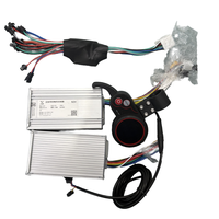 Kit de contrôleur de scooter sans balais Geofought Dual Motor zero 10X 52V 28A, entraînement avant/arrière, alliage d'aluminium, accélérateur blanc
