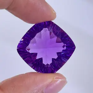 卡德梅紫水晶100% 天然石松散宝石垫明亮切割强烈紫色真紫水晶石待售