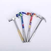 Marteau floral multifonctionnel 6-en-1 et kit d'outils de tournevis – Marteau à griffes avec tournevis à tête plate/Phillips et extracteur de clous