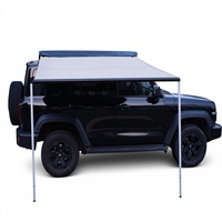Auvent de toit de voiture Soleflex 90 rétractable, durable, léger, pour SUV 4x4, avec parois latérales