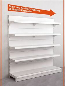 Estantes de Góndola de Plástico y Acero Resistentes, Color y Tamaño Personalizados de Fábrica, <span class=keywords><strong>para</strong></span> Minimercados - Product Image 4