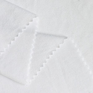 パジャマ用シルクジャージー生地150 ~ 160Gsm 95% ポリエステル5% スパンデックス両面ブラッシュドミルク - Product Image 2