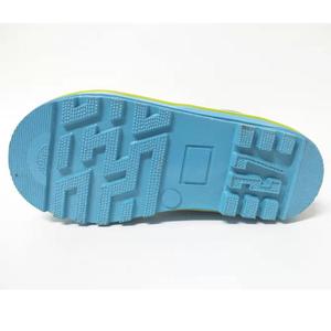 Bottes de pluie en caoutchouc intelligentes pour enfants avec col en nylon et doublure en polaire chaude - Product Image 4