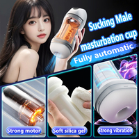 Offre Spéciale hommes Masturbation jouets étanche vibrant poussée sucer électrique homme tasse automatique mâle masturbateur Stroker