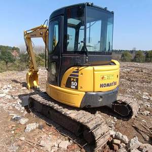 Excavatrices Komatsu d'occasion d'origine japonaise, excavatrices sur chenilles PC 50 pour travaux de construction, Komatsu Pc50 - Product Image 3