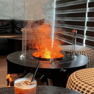 <span class=keywords><strong>Chimenea</strong></span> Eléctrica Metálica Personalizada para el Hogar, Simulación de Fogata, Llama Artificial Decorativa, Calentador Atomizado 3D - Product Image 1