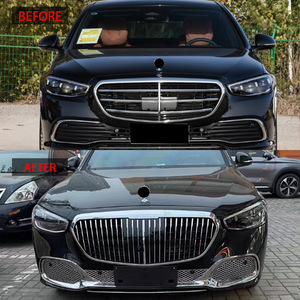 กระจังหน้าสไตล์ Maybach สำหรับ Mercedes-Benz S-Class W223  วัสดุ ABS สำหรับเปลี่ยนใส่กันชนหน้า รุ่นปี 2023-2024 ชุดอัพเกรด - Product Image 2