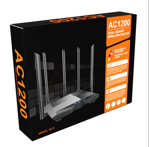 Tenda <span class=keywords><strong>AC11</strong></span> <span class=keywords><strong>AC1200</strong></span> 1200M amélioré Gigabit double bande Wifi5 routeur maison Fiber WiFi 5 antenne 6dBi TD <span class=keywords><strong>AC1200</strong></span> - Product Image 4