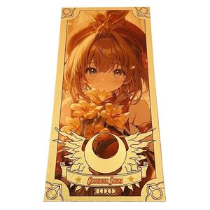 Moneda Conmemorativa <span class=keywords><strong>de</strong></span> <span class=keywords><strong>Sakura</strong></span> Cardcaptor, Cinco Estilos Nuevos, Lámina Dorada, Moneda <span class=keywords><strong>de</strong></span> Plástico, Regalo para Coleccionistas - Product Image 3