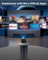 Nouveau projecteur intelligent portable 4K Ultra HD Hy320mini pour cinéma maison, projecteur intelligent Android HY320 Mini