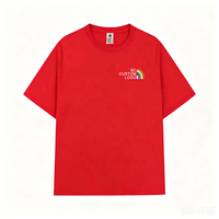Camiseta de punto deportiva extragrande de algodón con estampado de moda, hombros caídos, lisa, para hombre, venta al por mayor, personalizada, nueva tendencia