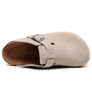 <span class=keywords><strong>Zuecos</strong></span> cómodos sin talón para <span class=keywords><strong>mujer</strong></span> con soporte de arco, mules de plataforma, zapatos de plataforma cerrados con puntera y plantilla acolchada - Product Image 4