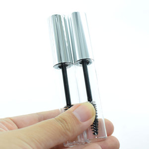 Nhỏ 5Ml 10Ml Bạc Vàng Nhựa Lông Mi Huyết Thanh Container Với Bàn Chải Tùy Chỉnh Nhãn Rose Gold Mascara Ống Với Silicone Cây Đũa Phép - Product Image 5