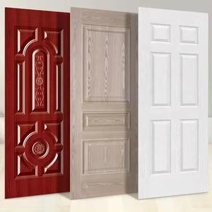 Diseño moderno Roble/Haya/Okoume/Sepele Frente MDF Piel de puerta Madera contrachapada Apertura plegable para decoración de interiores para apartamentos - Product Image 6