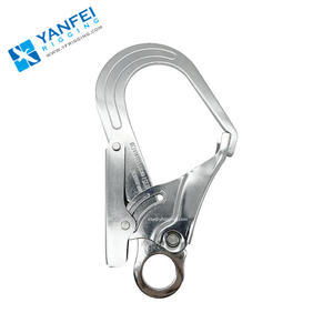 25KN落下防止鍛造安全スナップスタンプフック合金鋼クライミングセルフロック鉄筋フック安全ハーネス用 - Product Image 5
