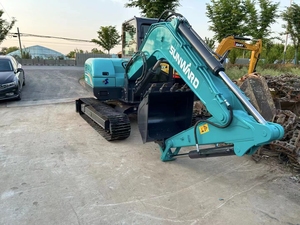 Mini-excavatrice sur chenilles de haute qualité de marque chinoise SUNWARD SWE 70E 90E 7TON 9TON, idéale pour les travaux de construction, à bon prix - Product Image 4