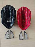 Masques de fête d'Halloween en plastique pour adultes, Spider-Man statique, accessoires de tête de super-héros