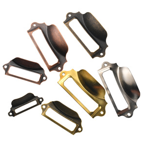 Furniture Handle Rectangle <b>Drawer</b> Pull Carbon Steel Antique Bronze Traditional Durable - Product Image 5