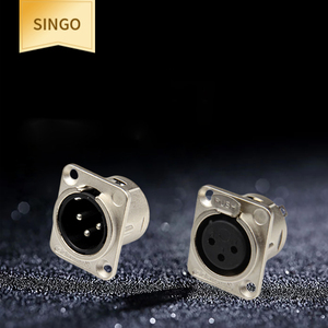 Nữ Mic âm thanh <span class=keywords><strong>Microphone</strong></span> 3 pin XLR phích cắm Bảng điều khiển gắn kết - Product Image 3