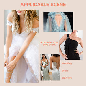 Coussinets adhésifs invisibles réutilisables pour le soutien-gorge, cache-tétons, coussinets adhésifs pour les tétons, cache-tétons pour gros seins - Product Image 5