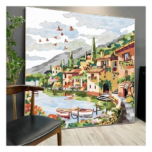 Mosaico de Mármol de Lujo con Patrón de Flores, Baldosa de Mármol para Decoración de Paredes - Product Image 1