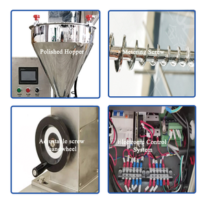 Полуавтоматическая машина для розлива порошков, 200 г, 1 кг, 10 кг, 1000 г, машина для розлива порошковых шнеков - Product Image 6