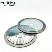 Disque de coupe CBN électrolytique Eurisko ORS-CBN227 150mm/6mm/25mm, outil abrasif haute dureté pour la précision des anneaux de soupape en métal ferreux