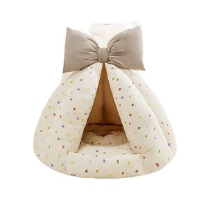 Universal Winter <span class=keywords><strong>Cat</strong></span> <span class=keywords><strong>Bed</strong></span> & Small Dog Kennel Solid Pattern Umwelt freundliches Viereck Pet House - Product Image 1