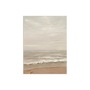 Hand Painted Oil <b>Painting</b> Coastal Landscape Abstract Art Wall Decor <b>For</b> Living Room Entryway Dining Room Frameless 100% Handmade - Product Image 5