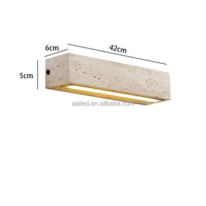 Applique murale en pierre de style moderne, LED SMD, pour salon, chambre à coucher, chevet, design de pièce - Product Image 5