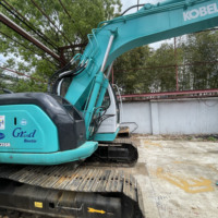 Excavadora Usada KOBELCO SK135, Excavadora Hidráulica de Orugas de 13.5 Toneladas, Maquinaria de Construcción