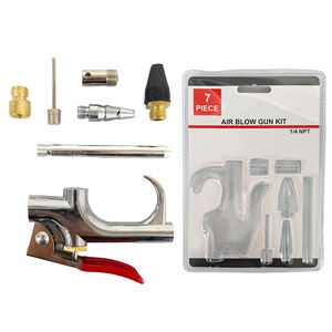 Kit de accesorios de alta calidad de 7 piezas para herramientas neumáticas, juego de boquillas para pistola de aire comprimido, boquillas para soplador de aire. - Product Image 1