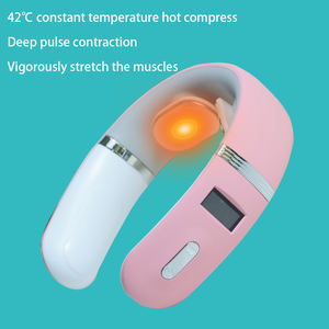 JMK Nuevo Diseño OEM ODM Inteligente Portátil Inalámbrico TENS Pulse Hot Compresa Masajeador de Cuello Inteligente con Aplicación de Control Remoto - Product Image 4
