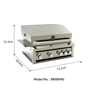 <span class=keywords><strong>Barbecue</strong></span> de jardin en acier inoxydable pour cuisine intérieure et extérieure, <span class=keywords><strong>barbecue</strong></span> intégré - Product Image 2