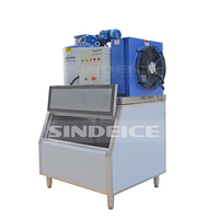 SINDEICE Commercial 0.3 tonnes 300 KG flocon Machine 220V refroidissement par Air monophasé usine directe 150kg pompe essentielle moteur PLC