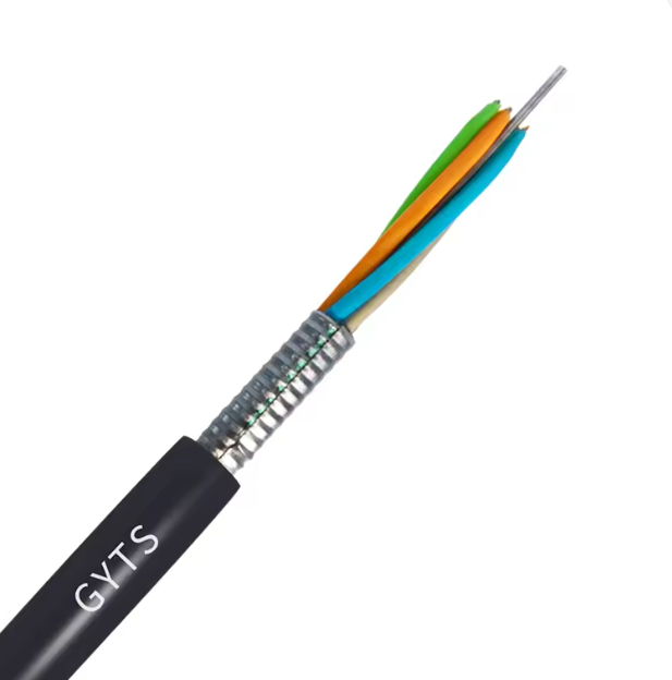 GYTS Outdoor Armored Optical Fiber Cable Single Mode G652D Communication Cable for Telecommunication