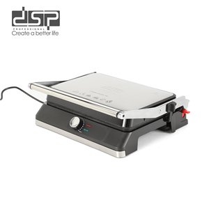 Parrilla Eléctrica de Contacto Dsp Kb1112 1500w de Acero Inoxidable con Control de Temperatura para Asar en Interiores - Product Image 3