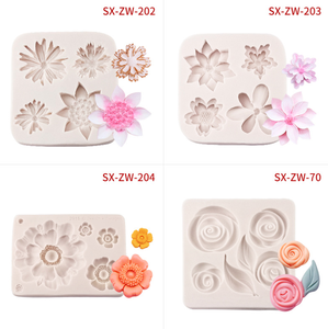 <span class=keywords><strong>Moule</strong></span> en silicone pour <span class=keywords><strong>chocolat</strong></span> en relief, collection de fleurs de rose, <span class=keywords><strong>moule</strong></span> en silicone pour gâteau <span class=keywords><strong>fondant</strong></span>, <span class=keywords><strong>moule</strong></span> à pâtisserie - Product Image 5