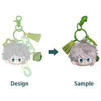 Mini peluche personnalisée Anime Expo, porte-clés en peluche, jouet en peluche de dessin animé