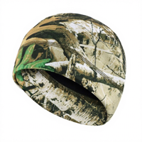 Casquette de cyclisme unisexe en polaire respirante camouflage, masque thermique coupe-vent pour l'hiver, sports tactiques de plein air