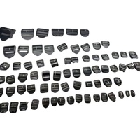 Boucle à œillet incurvée à quatre vitesses du fabricant 20 ~ 25mm Boucle de réglage de la sangle de bagage en plastique Pièces et accessoires spéciaux pour sacs