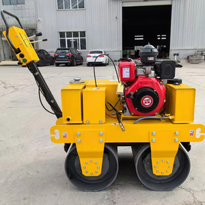 เครื่องอัดลูกกลิ้งฮอนด้าดีเซล FVR-600D ขนาดเล็กเครื่องตีกลองคู่สั่นสะเทือนรถบดถนนแบบสั่นขนาดเล็ก - Product Image 1