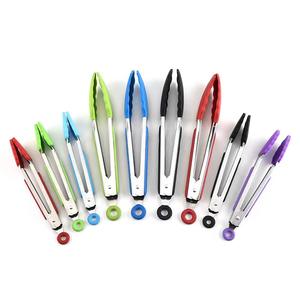Hot Sales 9 Inch High Temperature Resistance Professional Kitchen <strong>Tongs</strong> Silicone Food Cooking Kitchen <strong>Tongs</strong> <strong>Salad</strong> - Product Image 1