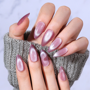 Venta al por Mayor Cajas <span class=keywords><strong>de</strong></span> Empaque OEM/ODM Nuevo Diseño <span class=keywords><strong>de</strong></span> Lujo para Arte <span class=keywords><strong>de</strong></span> <span class=keywords><strong>Uñas</strong></span> 30 Piezas <span class=keywords><strong>Uñas</strong></span> Postizas Acrílicas <span class=keywords><strong>de</strong></span> Cobertura Total Efecto Ojo <span class=keywords><strong>de</strong></span> Gato Rosa para Salón - Product Image 2