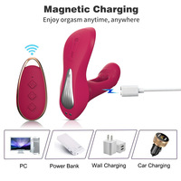 Kabelloser Ferngesteuerter Tragbarer Unsichtbarer Slip-Vibrator aus Silikon für Erwachsene Masturbations-Vibrator Sexspielzeug für Frauen
