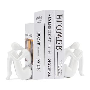 BSCI Factory Thinker Serre-livres décoratifs, porte-livre antidérapant, serre-livres pour étagères salon bureau décor à la maison - Product Image 2