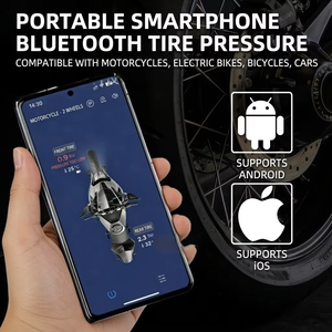 Système universel de surveillance de la pression des pneus pour voiture, avec capteur de température et fonction Bluetooth - Product Image 2